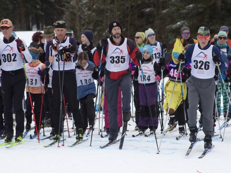 Skiers don costumes to take over the slopes at the 2026 T-REX event